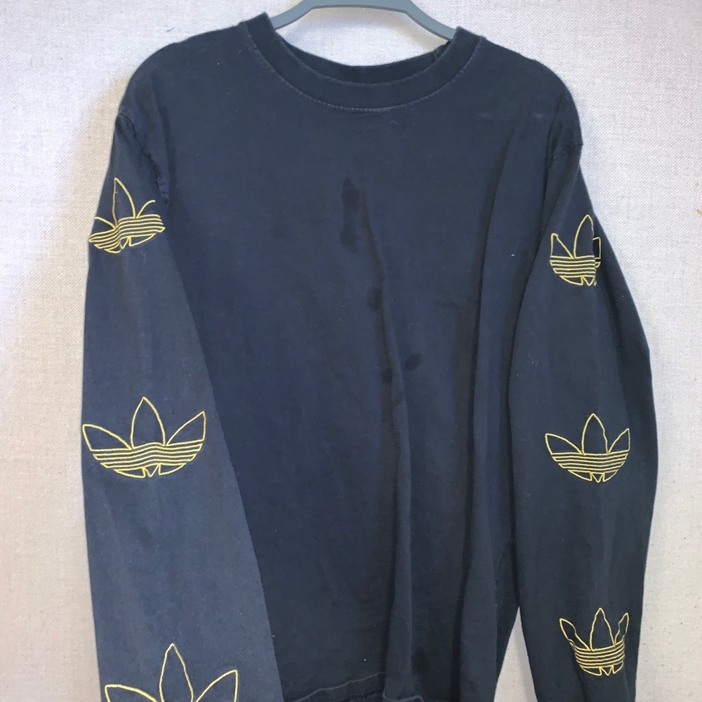 black adidas long sleeve shirt